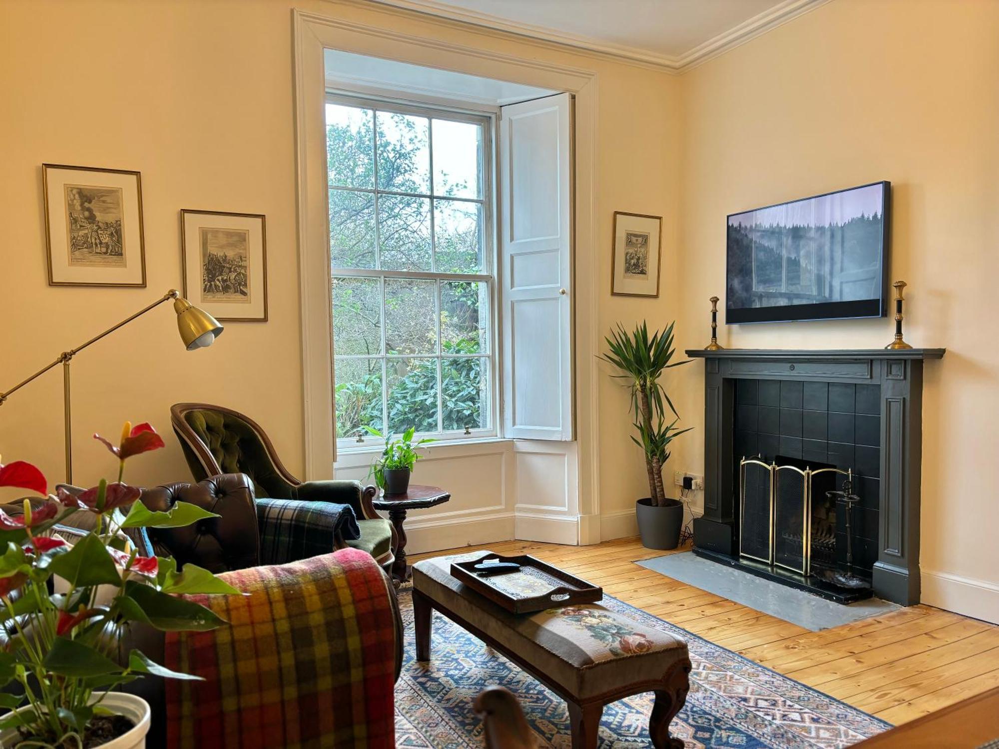 Cosy Georgian Flat Lägenhet Edinburg Exteriör bild